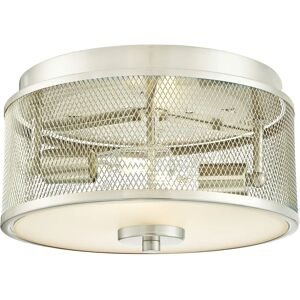 Westinghouse Morrison Nickel Ceiling Light - Indoor Use Westinghouse Morrison Nickel Ceiling Light - Indoor Use