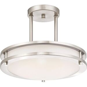 Westinghouse Brushed Nickel 30cm Dimmable LED Ceiling Light - Ceiling Light Westinghouse Brushed Nickel 30cm Dimmable LED Ceiling Light - Ceiling Light