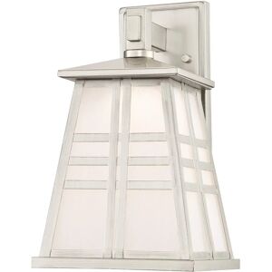 Westinghouse Nickel Chrome Dimmable LED Outdoor Wall Light - Wall-Mounted Outdoor Light Westinghouse Nickel Chrome Dimmable LED Outdoor Wall Light - Wall-Mounted Outdoor Light