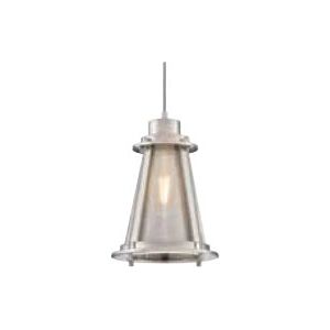 Westinghouse Beatrix Suspension Lighting - Nickel / Clear Glass - E27 LED - Suspension lighting Westinghouse Beatrix Suspension Lighting - Nickel / Clear Glass - E27 LED - Suspension lighting