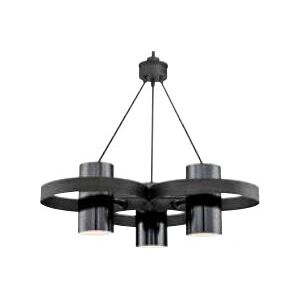 Westinghouse Evita Suspension Lighting - 3-Arm, Black, 65cm - Suspension Lighting Westinghouse Evita Suspension Lighting - 3-Arm, Black, 65cm - Suspension Lighting