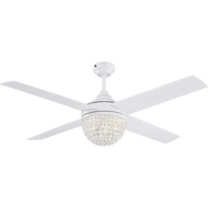 Westinghouse Kelcie White Ceiling Fan with Light and Remote Westinghouse Kelcie White Ceiling Fan with Light and Remote