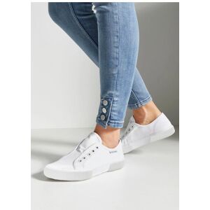 LASCANA Hvide Veganske Casual Slip-On Sneakers - Sneakers LASCANA Hvide Veganske Casual Slip-On Sneakers - Sneakers