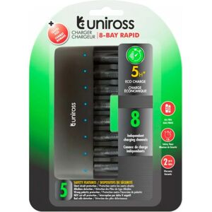 Încărcător Rapid Uniross UCU006 8 Compartimente Încărcător Rapid Uniross UCU006 8 Compartimente