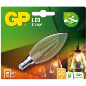 GP Batteries GP472104 - Lämmin Valkoinen LED E14 Lamppu - 2W - Sisäkäyttö GP Batteries GP472104 - Lämmin Valkoinen LED E14 Lamppu - 2W - Sisäkäyttö