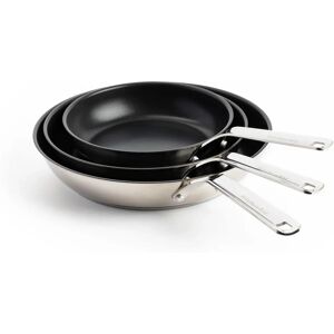 KitchenAid CC003572-001 Pfannenset - Edelstahl Keramik Antihaft - 20/24/28cm KitchenAid CC003572-001 Pfannenset - Edelstahl Keramik Antihaft - 20/24/28cm