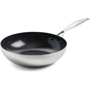 GreenPan Geneva Wok - 28cm, Non-Stick, Stainless Steel GreenPan Geneva Wok - 28cm, Non-Stick, Stainless Steel