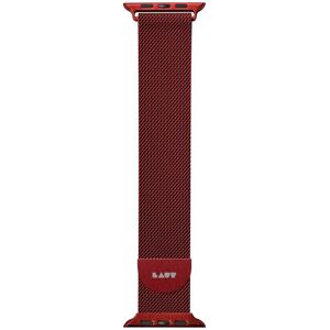 Laut Loop 44 mm Bracelet en Acier Inoxydable pour Apple Watch - Montre, Rouge Laut Loop 44 mm Bracelet en Acier Inoxydable pour Apple Watch - Montre, Rouge