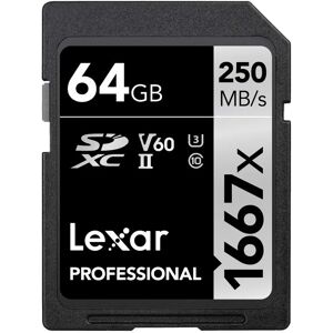 Lexar Professional 1667x SD Card - SDXC UHS-II Memory Lexar Professional 1667x SD Card - SDXC UHS-II Memory