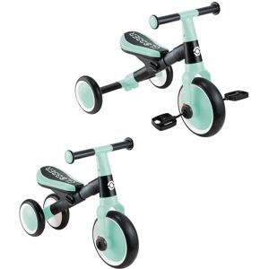 GLOBBER Tricycle d'Apprentissage - 2 en 1 - Vert Menthe / Noir - Publicité GLOBBER Tricycle d'Apprentissage - 2 en 1 - Vert Menthe / Noir - Publicité