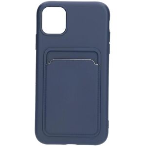 GSP silikonecover til iPhone 11 med kortholder - Blå GSP silikonecover til iPhone 11 med kortholder - Blå