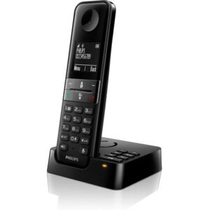 Teléfono DECT Philips D4751B/01 - Negro - Identificación de llamadas Teléfono DECT Philips D4751B/01 - Negro - Identificación de llamadas