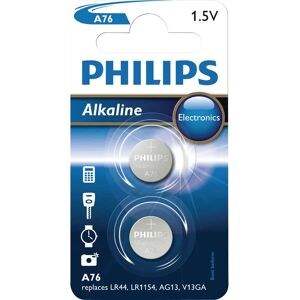 Philips A76/01b Mini Alkaline LR44 - Batteri Philips A76/01b Mini Alkaline LR44 - Batteri