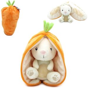 Peluches Flipetz Lapin Carotte - Réversible & Doux Peluches Flipetz Lapin Carotte - Réversible & Doux