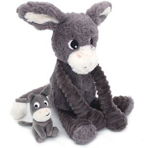Les Déglingos Peluche Ane maman et bébé - Doudou Les Déglingos Peluche Ane maman et bébé - Doudou