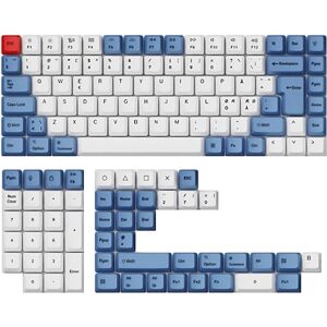 Keychron Cherry Profile Dye-Sub Pbt Keycap Set Iso Nordic - Modern Blue Keychron Cherry Profile Dye-Sub Pbt Keycap Set Iso Nordic - Modern Blue
