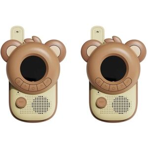 Talkie Walkie Ours Marron Zoofamily - Jouet Enfant - Portée 3 km - Publicité Talkie Walkie Ours Marron Zoofamily - Jouet Enfant - Portée 3 km - Publicité