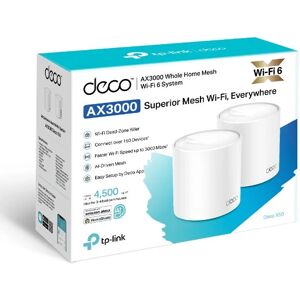 TP-Link Deco X50 - Dual-band Wi-Fi 6 Mesh - 2 Pack TP-Link Deco X50 - Dual-band Wi-Fi 6 Mesh - 2 Pack
