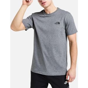 The North Face Simple Dome Grey T-Shirt - Casual Cotton The North Face Simple Dome Grey T-Shirt - Casual Cotton