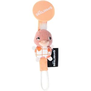 Les Deglingos Pacifier Clip - Pomelos the Ostrich Peach - Pacifier Chain for Baby Les Deglingos Pacifier Clip - Pomelos the Ostrich Peach - Pacifier Chain for Baby