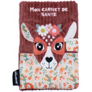 Housse de carnet de santé Les Déglingos La Biche - Cadeau de naissance doux et ludique - Publicité Housse de carnet de santé Les Déglingos La Biche - Cadeau de naissance doux et ludique - Publicité