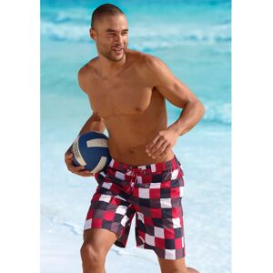 Buffalo XL Badeshorts - Farbblock & Karo-Design Buffalo XL Badeshorts - Farbblock & Karo-Design