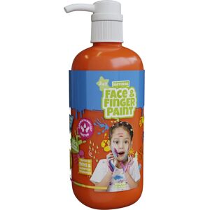 Boti Natural face & fingerpaint fles met pompje - orange - Peinture visage et doigts - 1L - Publicité Boti Natural face & fingerpaint fles met pompje - orange - Peinture visage et doigts - 1L - Publicité