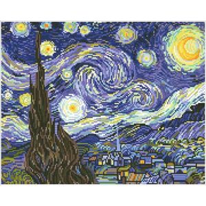 Diamond Dotz Kunstset - Sternennacht Van Gogh Diamond Dotz Kunstset - Sternennacht Van Gogh