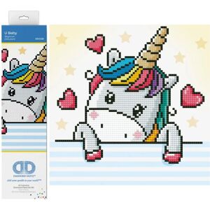 Diamond Dotz Verliefd Unicorn - Diamant Schilderen Kit Diamond Dotz Verliefd Unicorn - Diamant Schilderen Kit