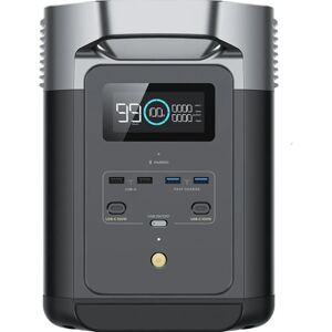 EcoFlow Delta 2 Bärbar Strömkälla - 1800 W, 1 kWh, LiFePO4 EcoFlow Delta 2 Bärbar Strömkälla - 1800 W, 1 kWh, LiFePO4