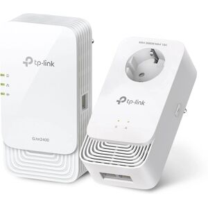 TP-Link PGW2440 Powerline AX1800 Wi-Fi 6 Kit - White TP-Link PGW2440 Powerline AX1800 Wi-Fi 6 Kit - White