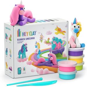Hey Clay Rainbow Unicorns Set - Creative Playset Hey Clay Rainbow Unicorns Set - Creative Playset