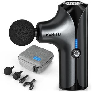 Renpho Mini Massage Gun - Compact, 4 Heads, Orange - Massage Gun Renpho Mini Massage Gun - Compact, 4 Heads, Orange - Massage Gun