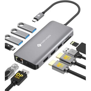 Novoo DP-NOVOOHUB11V1DNS-VC 100 W - USB Hub Novoo DP-NOVOOHUB11V1DNS-VC 100 W - USB Hub