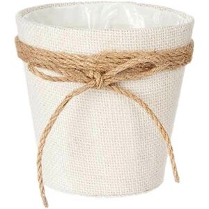 Ibergarden WY18-71 Planter White Brown Lasso - Planter Ibergarden WY18-71 Planter White Brown Lasso - Planter