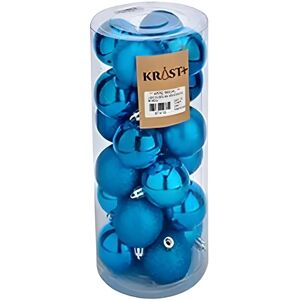 Krist+ Blauwe Kerstballen - 12 Stuks Krist+ Blauwe Kerstballen - 12 Stuks