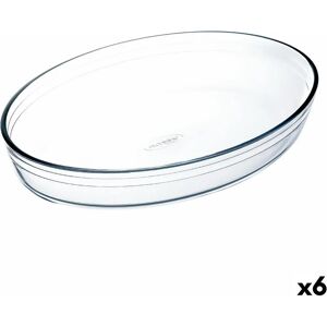 Ô Cuisine Ovenschaal - Glas Ovaal 35x25x7cm - 6 Stuks Ô Cuisine Ovenschaal - Glas Ovaal 35x25x7cm - 6 Stuks