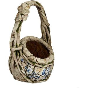 Ibergarden ZD19018 Blue White Grey Polyresin Garden Vase - Garden Figur Ibergarden ZD19018 Blue White Grey Polyresin Garden Vase - Garden Figur