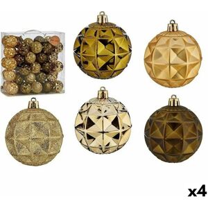 Krist+ Model HM20145-073/001 Set of Christmas Balls - 7cm Green Golden Krist+ Model HM20145-073/001 Set of Christmas Balls - 7cm Green Golden