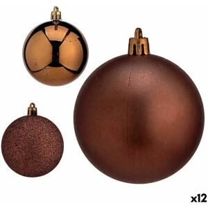 Krist+ 00783 Brown Plastic Christmas Balls - Christmas Krist+ 00783 Brown Plastic Christmas Balls - Christmas