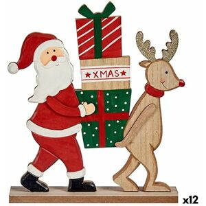 Krist+ Santa Reindeer Decorative Figure - 12 units Krist+ Santa Reindeer Decorative Figure - 12 units