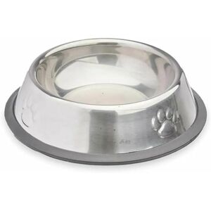 Mascow 312 Podajnik dla psów - Szary srebrny z guma i metal 15x4x15cm Mascow 312 Podajnik dla psów - Szary srebrny z guma i metal 15x4x15cm