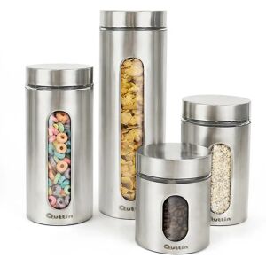 Quttin Transparent Silver Jar - Jar Quttin Transparent Silver Jar - Jar