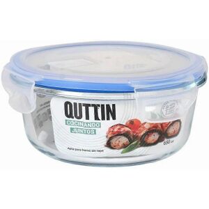 Hermetic Lunch Box Quttin Circular - 650ml, 6 Units Hermetic Lunch Box Quttin Circular - 650ml, 6 Units