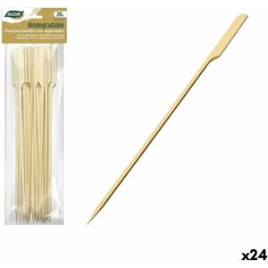 Algon Bamboo 20 Pieces 24 cm - Barbecue Skewer Set Algon Bamboo 20 Pieces 24 cm - Barbecue Skewer Set