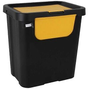 Tontarelli Moda Double Yellow Waste Bin - 24L - Set of 6 Tontarelli Moda Double Yellow Waste Bin - 24L - Set of 6