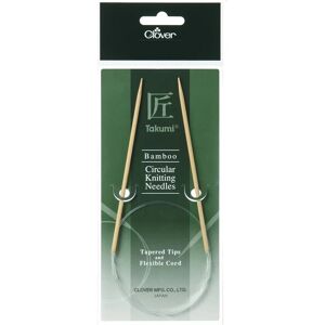 Clover Takumi Bamboo Circular Knitting Needles - 40cm, 6mm Clover Takumi Bamboo Circular Knitting Needles - 40cm, 6mm