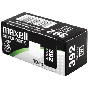 Batteria Maxell SR41W Ossido d'Argento - Orologio, Senza Mercurio, 1.55V Batteria Maxell SR41W Ossido d'Argento - Orologio, Senza Mercurio, 1.55V