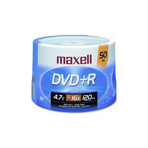 Maxell DVD+R 4.7GB 16x Spindle - DVD+R Discs Maxell DVD+R 4.7GB 16x Spindle - DVD+R Discs
