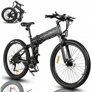 SAMEBIKE LO26-II 900W 48V 26" Vélos Électriques Pliants Noir - E-Bike Montagne Urbaine - Publicité SAMEBIKE LO26-II 900W 48V 26" Vélos Électriques Pliants Noir - E-Bike Montagne Urbaine - Publicité